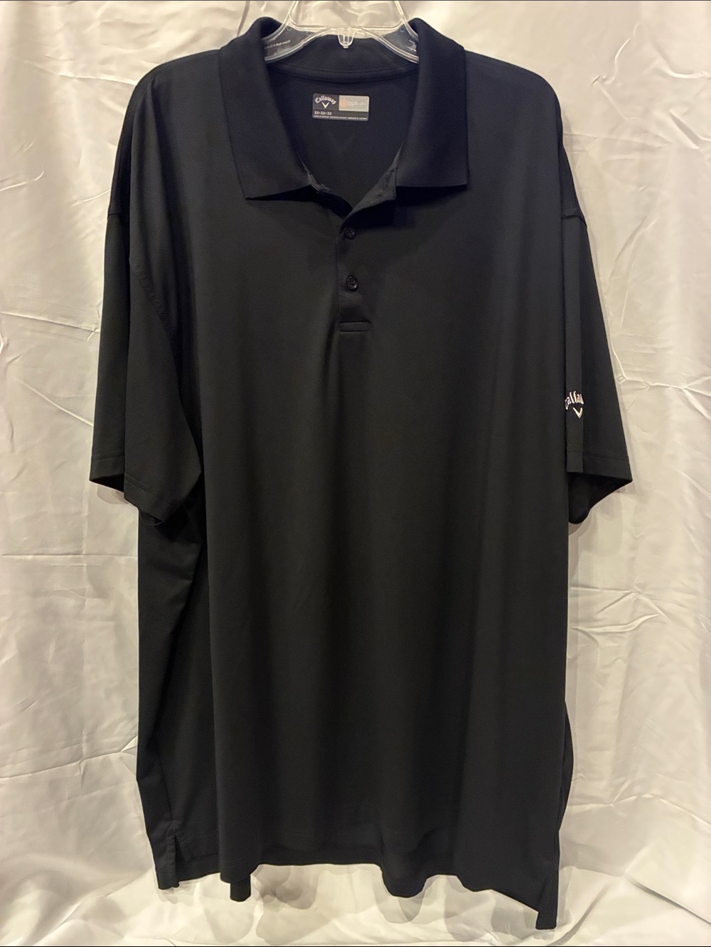 Men's 3X Callaway Opti-Dri Golf Polo in Black
